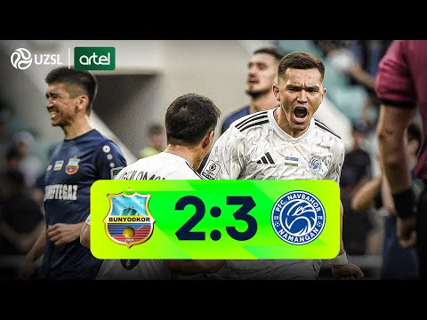 Superliga 10-tur. Bunyodkor - Navbahor bahsida kiritilgan gollar va xavfli vaziyatlar (Highlights)