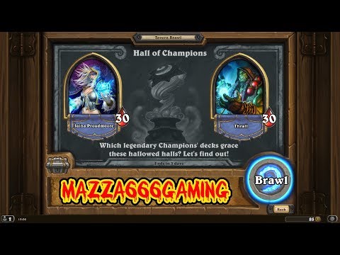 Hearthstone - 'Hall Of Champions' Tavern Brawl - Ostkaka Mage Vs Pavel Shaman