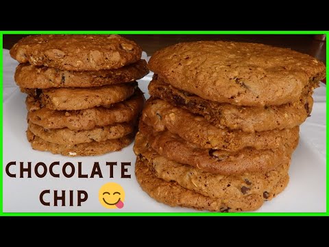 Cookies for Breakfast?! Delicious Flourless CHOCOLATE CHIP COOKIES for BREAKFAST