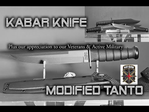 KABAR, History-The Modified Tanto, Appreciation to our active Military & Beloved Veterans #22aday.
