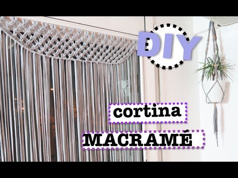 Tutorial: cómo hacer una cortina de macramé