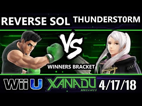 S@X 246 Smash 4 - Reverse Sol (Little Mac) Vs. ThunderSt0rm (Robin) - Wii U Winners Bracket