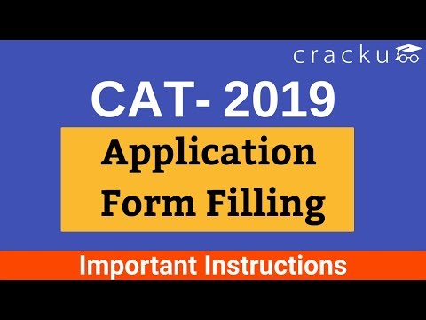 CAT 2019 Registration Process - Online Application Form Filling