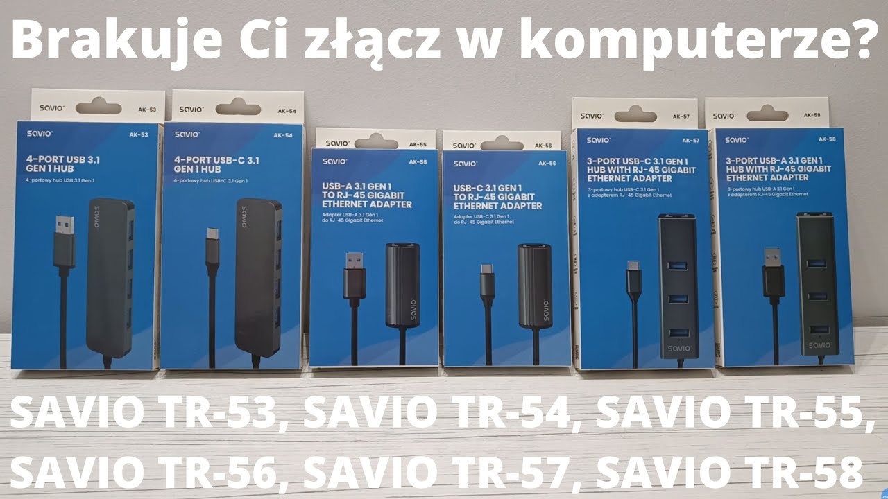 4-portowy hub USB 3.1 AK-53