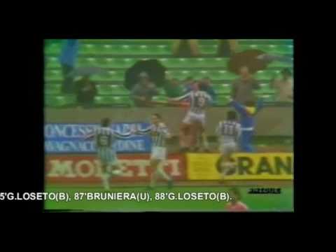 I PRECEDENTI TRA UDINESE-BARI dal 1930 al 2010