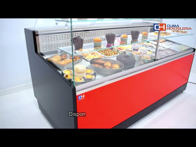 Vídeo relacionado con METRO Professional Vitrina expositora GRV1100, acero inoxidable/vidrio, 48x48x103 cm, 100L, enfr. por ventilación, 210 W, panel digital, negro/plata