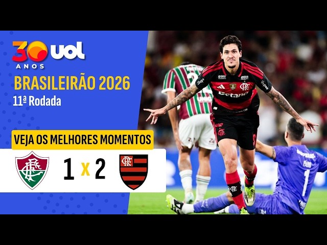 Pedro dá show, Flamengo vence o Flu e vira vice-líder do Brasileirão