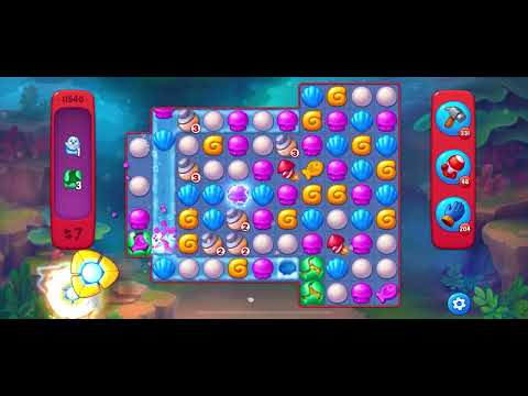 Fishdom Hard level 11540 no boosters フィッシュダム ハード