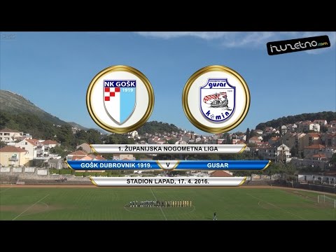 GOŠK Dubrovnik 1919 - Gusar 5:0 (17. kolo 1. ŽNL, 17.4.2016.)