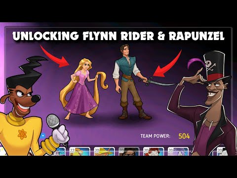 FLYNN & RAPUNZEL UNLOCKED | Disney Heroes Battle Mode