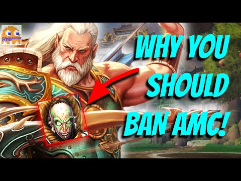 THIS IS WHY YOU SHOULD BAN AMC EVERYTIME! | SMITE Ranked Joust - Chiron Gameplay