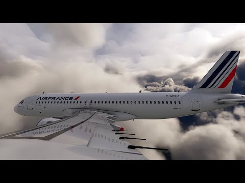 Marseille ✈ Nice Côte d'Azur - Incredible Real Weather - Airbus A320 - MSFS 2020