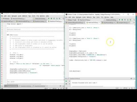 Python 3 Gui Examples Exercise 1 Template