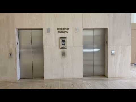 OTIS 211 Series 1 (mod Schindler) Hydraulic Parking Elevators @ Axos Bank Tower, La Jolla, CA