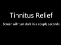 Tinnitus Relief, Black Screen, Sleep Music