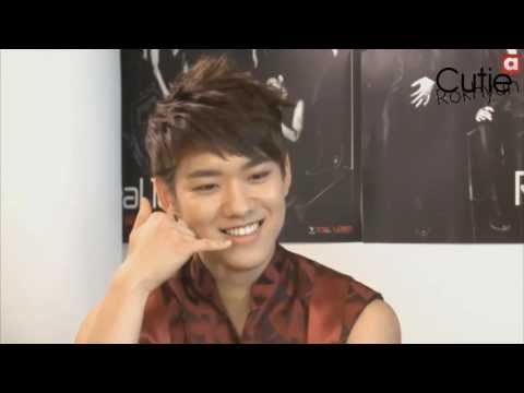 [130617] 100% Jonghwan Acting Different Around Girls @ AllKpopLive