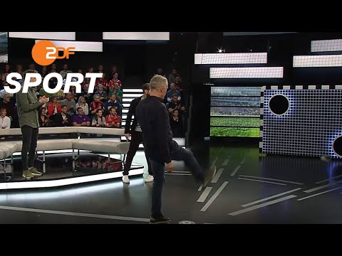 Torwandschießen: Streich gegen Antoski | das aktuelle Sportstudio - ZDF