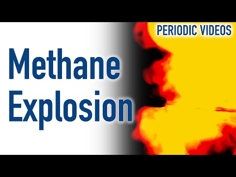 メタンの爆発（SLOW MOTION） - 動画の周期表 (Methane Explosion (SLOW MOTION) - Periodic Table of Videos)