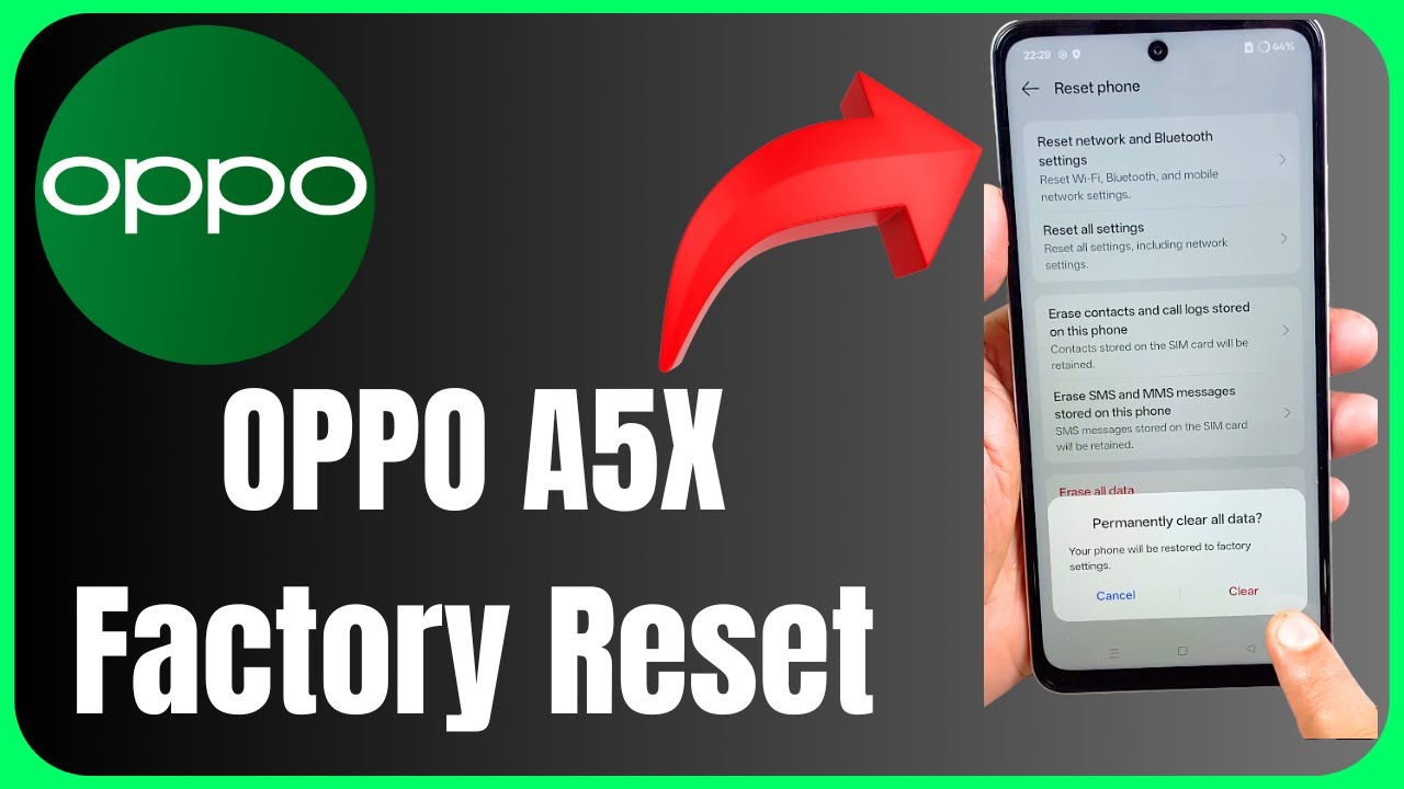 I Tried Oppo A5X Factory Reset Here's What Happened