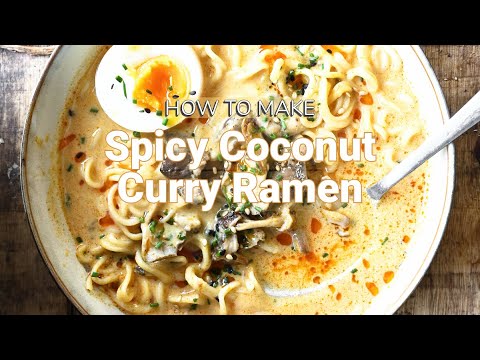 The BEST Spicy Coconut Curry Ramen Recipe You'll Ever Try! Super easy and ready in 20 minutes!