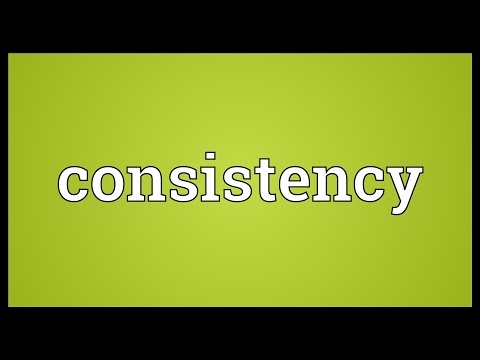Consistency Meaning