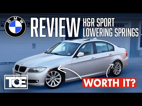 Review of H&R Sport Lowering Springs | Shown on E90 BMW 328i