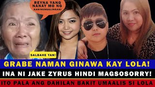 LOLA NI CHARICE PEMPENGCO(JAKE ZYRUS)UMIIYAK KAY RAFFY TULFO|INA NI JAKE HINDI DAW MAGSOSORRY|ALAMIN