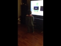 Keegan Watching Little Einsteins