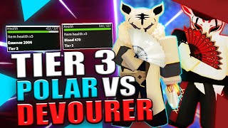 TIER 3 POLAR VS TIER 3 DEVOURER WAR FANS  (Project Slayers)
