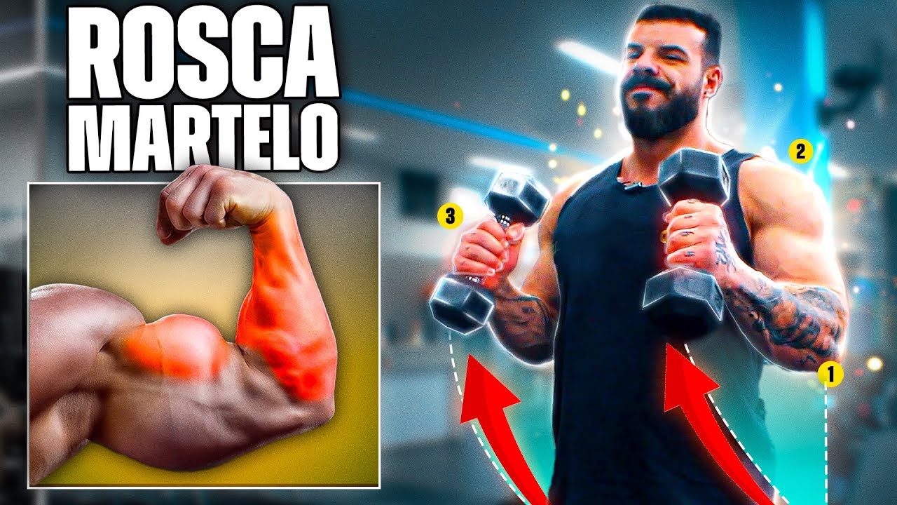 Ganhe Bíceps e Antebraço Com a ROSCA MARTELO (6 DICAS e ERROS)