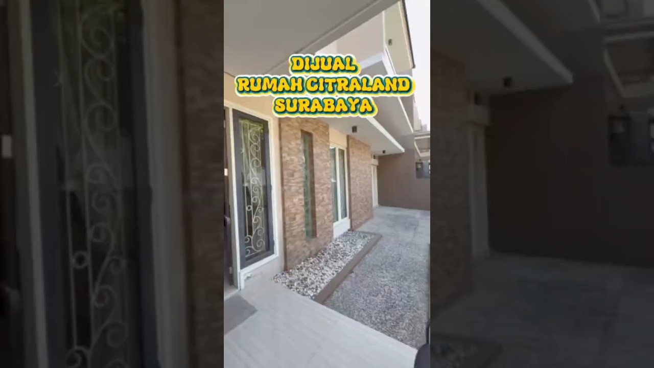 For Sale Rumah 2 Lantai East Emerald Mansion 12X22 Citraland Surabaya