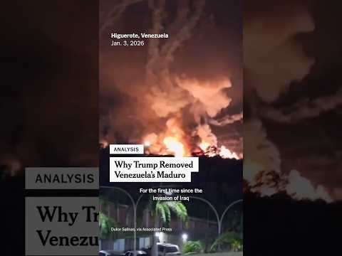 Why Trump Removed Venezuela’s Maduro