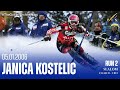 Janica Kostelic Slalom Run Without Glove And Pole FIS Alpine