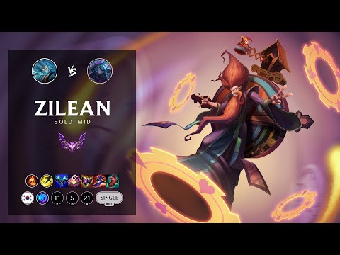Zilean Mid vs Vex - KR Master Patch 12.8