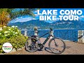Lake Como Bike Ride, Italy  - 4K - 36 Miles / 58 Km