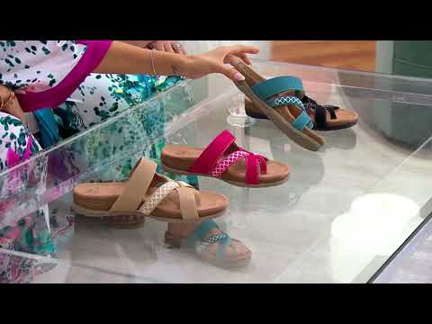 Earth Origins Nubuck Toe-Post Sandals - Ossi on QVC