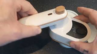 Foldable Mini Steam Iron Review from Temu - Mini Iron Demonstration.