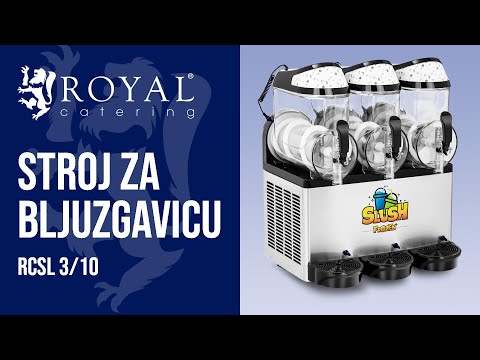 videozapis - Stroj za bljuzgavicu - 3 x 12 L - LED