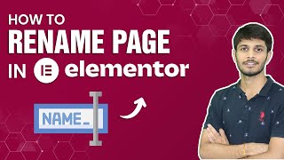 How To Rename Page Template In Elementor | WordPress Tutorial