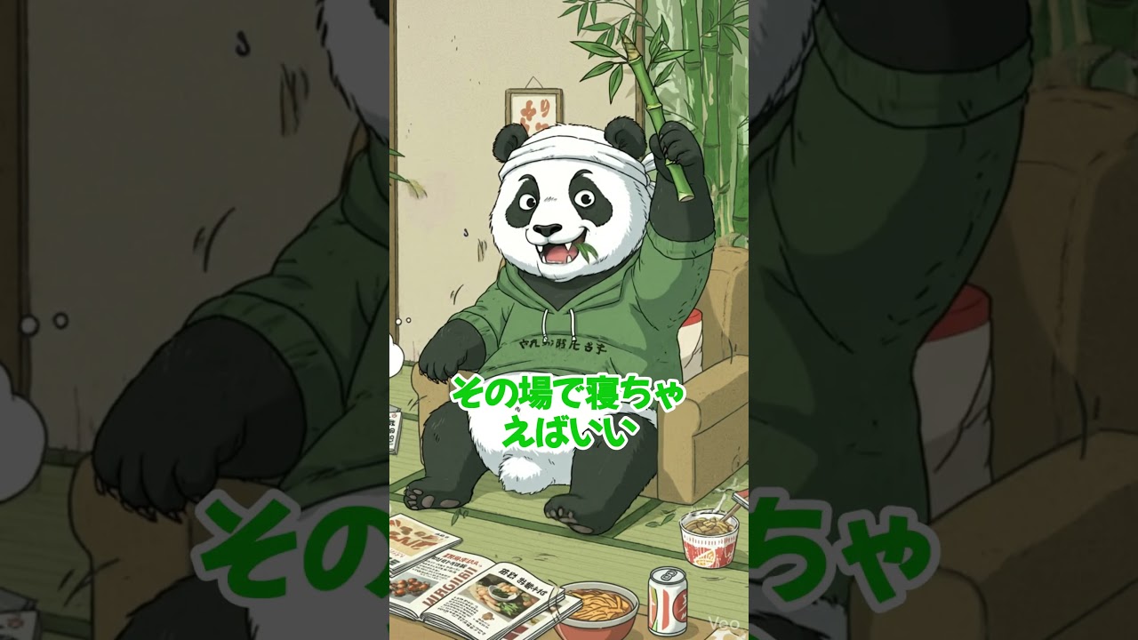 【やれば出来る子パンダ】第15話『白黒つけない生き方』#short