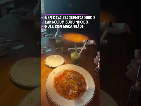 O ADM ADMITE: Fiquei com inveja desse almoço do Didico. O Imperador sabe MUITO! 🍝🍝🍝 #shorts