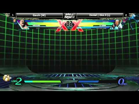 T.T.F. UMvC3 Ranbat 1.2-Grand Finals Gauln vs. Denial | Dios X