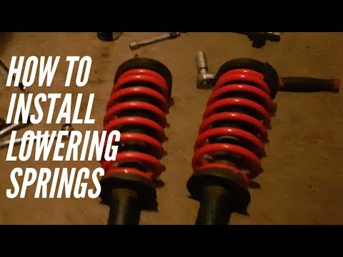 How to Install Lowering Springs || Chrysler 300C, Dodge Magnum, Dodge Charger