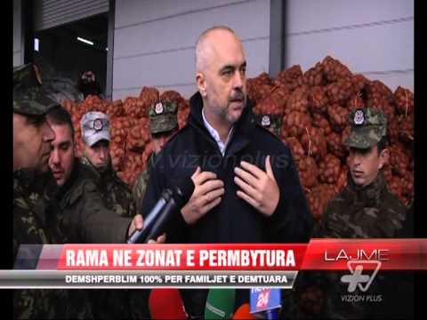 Rama në zonat e përmbytura, dëmshpërblim 100% për familjet - News, Lajme - Vizion Plus