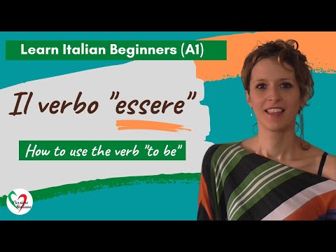 14. Learn Italian Beginners (A1): How to use the verb “essere” (“to be”)