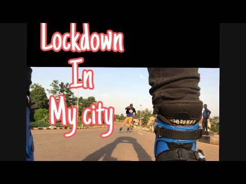 Freeskate during Lockdown in Gulu city, Uganda