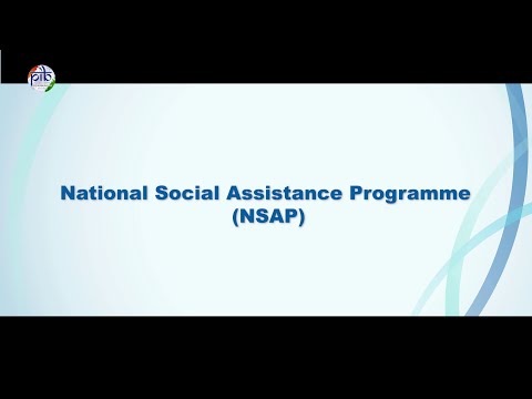 National Social Assistance Programme (NSAP)