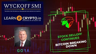 Stock selloff continues, Bitcoin breaking down, What