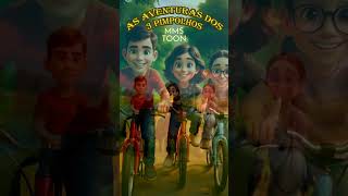 🏴‍☠️ As Aventuras dos 3 Pimpolhos – O Tesouro do Pirata! 🌴✨ #shorts