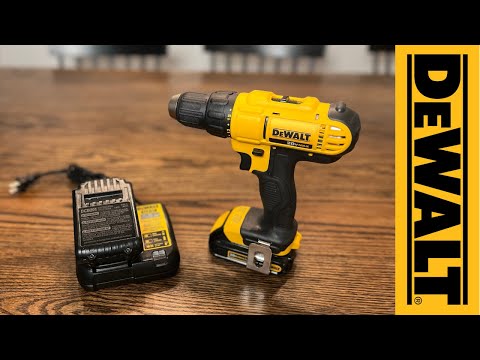 DEWALT 20V Max Cordless Drill Driver Set, 2 Speed, High Performance Motor, Includes 2 XR 1.3Ah Li-Ion Batteries, Charger and Contractor Bag (DCD771C2) video review thumbnail